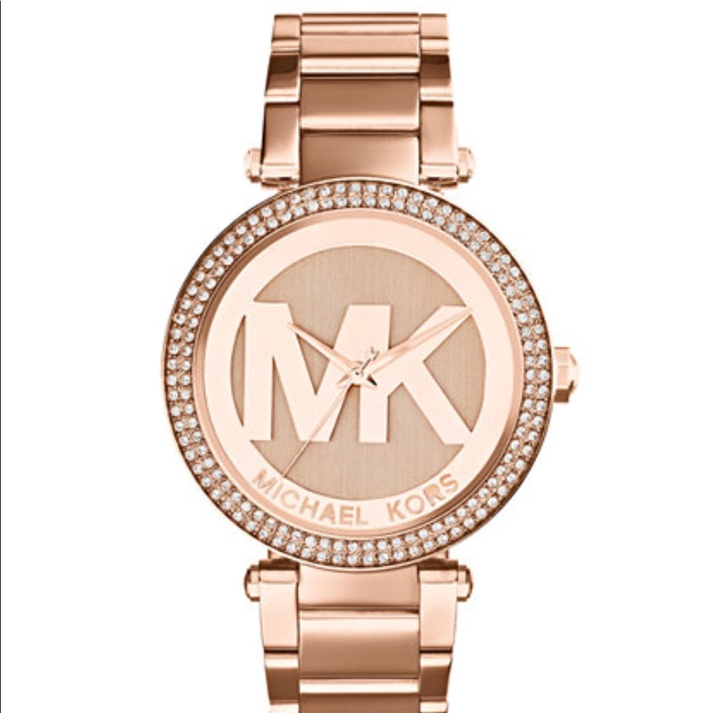 Michael Kors Parker rose gold 39mm watch